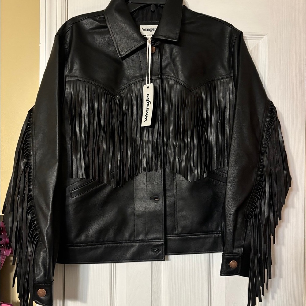 Wrangler leather jacket